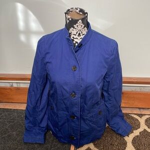 NWT TALBOTS Blue Casual Blazer Jacket Size 6